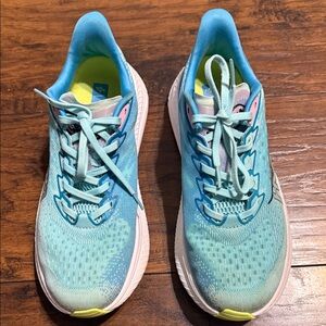 Hoka Women's aqua/turquoise Athletic Shoes